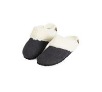 Faux Fur Slippers Dunlop Charcoal 4