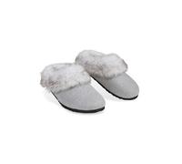 Faux Fur Slippers Dunlop Grey 8
