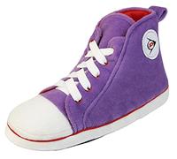 DUNLOP Womens Hi Top Trainer Boot Slippers Pink UK 5-6