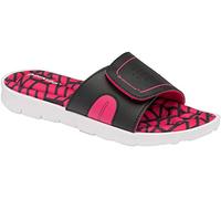 Dunlop Womens Jayne Adjustable Strap Sliders - Black/Fuchsia - 7 UK