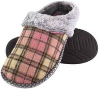 Dunlop Women's Memory Foam Knitted Mules Slippers - - Size: 6