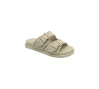 Dunlop Women's 'Rosalie' Open-Toe Mule Sandals in Cream | Size: 6 Dunlop Cream 6