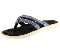 Dunlop Womens Sandals Toe Post Memory Foam Flip Flops Navy UK 9