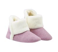 Dunlop Women's Slippers, Fluffy Slipper Boots with Memory Foam Insoles