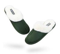 Dunlop Womens Slippers, Memory Foam Fluffy Slip On House Shoes