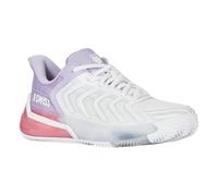 K-Swiss Women's Ultrashot 4 Tennis Shoe, Wht Orchid Petal Neonblaze, 5 UK