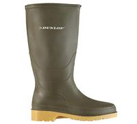 DUNLOP Womens Wellington Ladies Waterproof Boots Rain Wellies Green 6