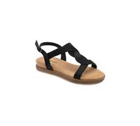 Dunlop Women's 'Xenia' Open-Toe Slingback Sandals in Black | Size: 3 Dunlop Black 3