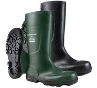 Dunlop Work It Full Mens Safety Steel Toe/Midsole S5 Wellington - Black - UK 12 / EU 47