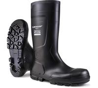 Dunlop Wellington Boots Work-It - Full Safety PVC, Waterproof, Slip-Resistant, Steel Toe UK6