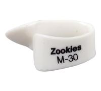 Dunlop Z9002M30 Zookies™ Thumbpicks, White, Medium 30⁰, 12/Bag