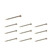 DunMuan 100PCS Metal Bait Spike Carp Fishing Hook Bait Sting Boilies Pin Spike Maggot Corn Ronnie Hair Rigs Carp Feeder Fishing DunMuan (Color : L 16mm 100PCS)