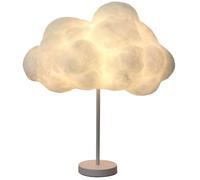 DUNMW Creative 3D Simulation Flame Retardant Cotton Cloud Table Light Decorative Floating Cloud Floor Lamp Fixture Cloud Night Light for Bedroom, Living Room