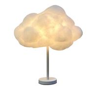 DUNMW Simulation Cloud Table Light - Creative Cotton Floating Cloud Lamp Fixture - Decorative Night Light for Bedroom, Living Room