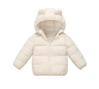 Dunne Down Jacket Children's Boys Girls Hooded Jacket Autumn Jacket - Lightweight Windproof Quilted Jacket Puffer Jacket with Hood Over Mountain Jacket Puffer Jacket Zip Sweat Jacket Wind Jacket 0-6