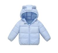 Dunne Down Jacket Children's Boys Girls Hooded Jacket Autumn Jacket - Lightweight Windproof Quilted Jacket Puffer Jacket with Hood Over Mountain Jacket Puffer Jacket Zip Sweat Jacket Wind Jacket 0-6