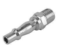 Dunnet Tools 1/4" Inch Quick Release Air Line Connector | Heavy Duty Male BSP Fitting for Air Compressor, Pneumatic Tools, Quick Connect Coupling, Airbrush & Tool Accessories (Pack of 2)
