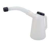 Dunnet Tools 1 Litre Measuring Jug With Cap Vehicle Flexible Spout Imperial Metric Measure Measuring Jugs Plastic Oil Coolant Fuel Water Polyethylene Durable
