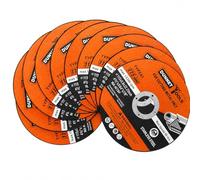 Dunnet Tools 100 Pack 115mm Metal Cutting Discs - Ultra Thin Heavy Duty Angle Grinder Discs for Fast Clean Metal Cuts, Grinding & Workshop DIY Use