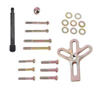 Dunnet Tools 13pc Harmonic Balancer Puller Kit | Heavy Duty Crankshaft, Flywheel, Pulley, and Gear Puller Set for Automotive, Car, and Wheel Bearing Removal | Balancer Tool Kit for Automotive Car
