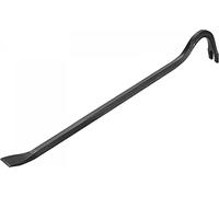 Dunnet Tools Pry Bar Angle Alloy Steel Soft Grip Pry Crow Bar Rubber Grip Handle Wrecking Bar Automotive Construction Professional DIY Crowbar Kit for Splitting Separating (24" Wrecking Bar)