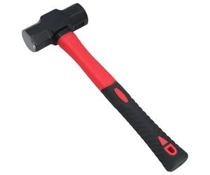Dunnet Tools 3lb Mini Lump Sledge Hammer | Heavy Duty hammer with Fibreglass Handle & TPR Rubber Grip | Small Demolition Tool for Metal, Brick, Wood, Concrete | DIY & Construction Hand Tools for Men