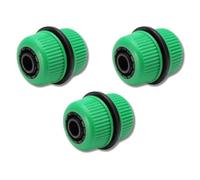 Dunnet Tools 3pc 1/2" Inch Hose Repair Connector Garden Hose Parts & Connectors Durable ABS 12mm ID Hosepipe Connectors And Fittings Hosepipe Repair Kit Extension Kit