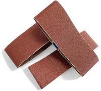 Dunnet Tools 3pc Sanding Belts 60x400mm for Belt Sander with Assorted | 1 Each of 60, 80 &100 Grit | Aluminum Oxide Belts for Wood, Metal, Paint Removal, Polishing, Heavy Duty