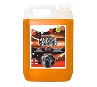 Dunnet Tools 5L Car Shampoo Cherry Scent High Foaming Concentrated Car Wash Shampoo - Scratch-Reducing, Streak-Free Finish, Removes Dirt, Road Grime, Grease & Oil - Safe for Paint, Wheels & Trim
