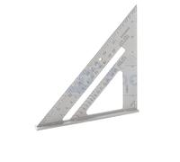 Dunnet Tools 6 Inch Aluminium Roofing Square | Precision Rafter & Carpenter Square Tool with Imperial Markings | Pivot Point & Easy Read Scale for Builders, Carpenters and DIY Woodworking Projects