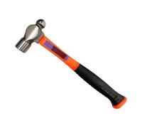Dunnet Tools 8oz Big Ball Pein Hammer Steel Metal Rivet Chisel Tool | Non-Slip Rubber Grip | Mechanic DIY Garage Hand Tool for Woodworking, Carving, Metalwork, Punching & Riveting
