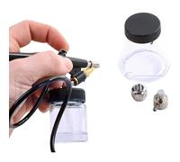 Dunnet Tools Air Brush Kit with Air Flow Regulator | Portable Air Brush Set for Metal Finishing, Automotive Touch-Ups, DIY Hardware Projects | Dual Action Airbrush with Hose, Nozzle & Cleaning Kit