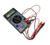 Dunnet Tools Digital Multimeter, AC DC Voltage Tester, Auto-Ranging Ohmmeter, Voltmeter, Ammeter, Continuity & Diode Test, LCD Display, Multimeter with Test Leads for Electrical, Automotive, Home Use