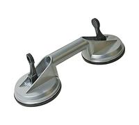 Dunnet Tools Heavy Duty Double Aluminum Suction Cup Lifter for Glass, Mirror, Metal & Slabs | Dent Puller Tool for Car Repair, Windows, Tile, Table | 80kg Lift Capacity