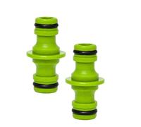 Dunnet Tools Hose Connectors 2 Pack - Double Ended Male to Male Hosepipe Joiners for Extending Garden Hose, Easy Fit Hose Extension Coupler