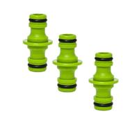Dunnet Tools Hose Connectors 3 Pack - Male to Male Double Ended Hosepipe Joiners for Extending Garden Hose, Easy Fit Outdoor Hose Couplers