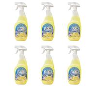 Dunnet Tools Kitchen Cleaner Spray 750ml Pack of 6, Antibacterial Multi Surface Cleaner, Professional Degreaser and Grease Remover for Kitchen Surfaces Worktops Hobs and Sinks, Fresh Scent
