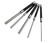 Dunnet Tools Long Series Parallel Pin Punch Set | 5pc Professional Metal Punch Tool Kit for DIY Engineering, Metalworking | and Automotive Repair with Durable Steel Construction