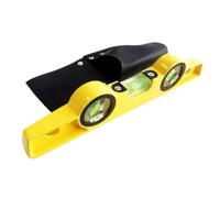 Dunnet Tools Magnetic Spirit Level 250mm Heavy Duty Torpedo Level, 3-in-1 Bubble Vials, Aluminium Construction with Protective Carry Pouch, Levelling Tool for Construction, Bricklaying and DIY