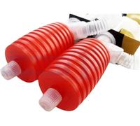 Dunnet Tools Manual Fuel Transfer Syphon Pump 2pc - Self-Priming Hand Siphon Hose for Petrol, Diesel, Oil & Water - Portable Pump for Cars, Boats & Home Use Emergency Fuel Transfer