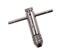 Dunnet Tools Ratchet Tap Wrench Set | M5 to M12 Thread Repair Tool Kit with Adjustable Ratcheting T, Socket Adapter, Metric Tap and Die Set, Plumbing Tools for Tight Spaces