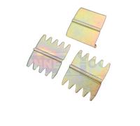 Dunnet Tools Scutch Comb Chisel 3-Piece Set with 25MM (1") Plain Head Reversible Hammer Professional Masonry Chisels, Brick Bolster, and Scutch Hammer for Bricklaying, Stonework, and Demolition Tools