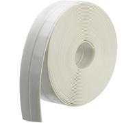 Dunnet Tools Self-Adhesive Weather Stripping Tape | 5m Draft Excluder for Doors & Windows, Waterproof EPDM Foam Strip for Noise Reduction, Thermal Insulation, Anti-Collision Protection (White, 2 Pcs)
