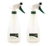 Dunnet Tools Set Of Two Large 750ml Spray Bottles For Cleaning Solutions and Gardening Plant Water Durable Trigger Sprayer Refillable Spray Bottles for Hair Clear Plastic Bottle (2)