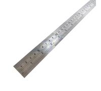 Dunnet Tools Stainless Steel Ruler 60cm | Precision Metal Rule with Imperial & Metric Etched Markings (1/2" to 1/64") | Ideal for Woodworking, Carpentry, Engineering, DIY, and School Use