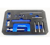 Dunnet Tools Universal Motorcycle Chain Breaker Rivet Tool Kit | 13Pcs Bike Chain Cutter & Riveter Set for Motorbike, ATV, Bicycle with Carrying Case | Professional Chain Splitter & Riveting Tool