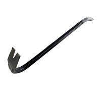 Dunnet Tools Wrecking Bar Forged Carbon Steel Swan Neck Crowbar Heavy Duty Rust Resistant Pry Tool Nail Pullers 600mm Crow Bar for Floorboards Pallet (12in)