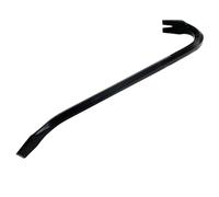 Dunnet Tools Wrecking Bar Forged Carbon Steel Swan Neck Crowbar Heavy Duty Rust Resistant Pry Tool Nail Pullers 600mm Crow Bar for Floorboards Pallet (18in)