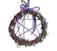 Dunns-Jewels Pagan 15cm All Year Round Wreath with 12 Pagan/Wiccan Charms