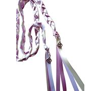 dunns-jewels Wedding Hand Fasting/Binding Cord Light Purple Cream and White with Celtic Knot Charms